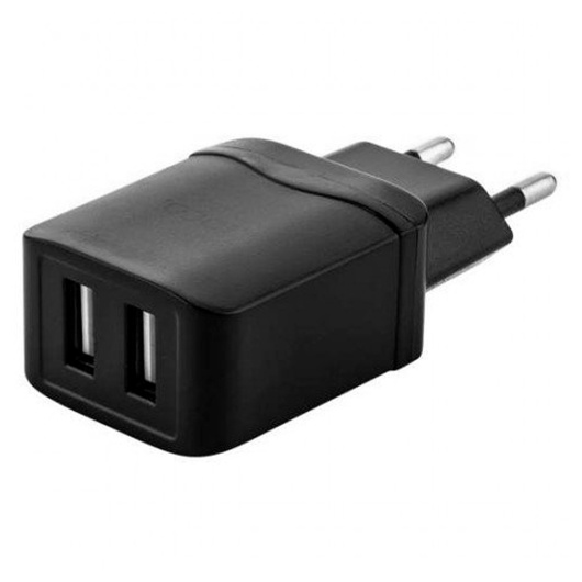 Сетевое зарядное устройство Hoco C33A 2.4A 2USB Charger черное