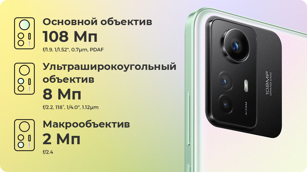 Xiaomi Redmi Note 12S 8/256Gb Global Version Голубой