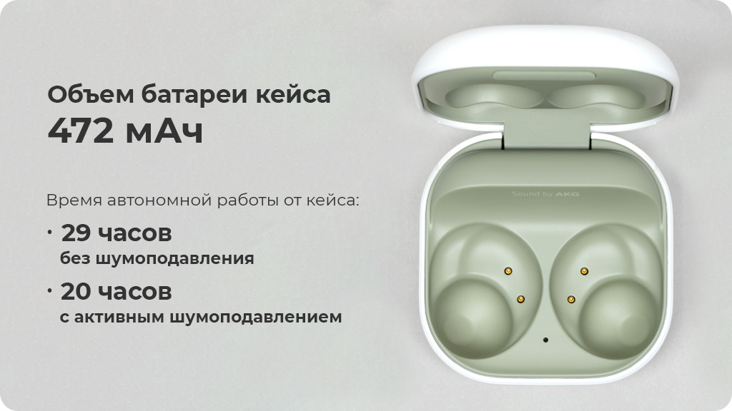 Беспроводные наушники Samsung Galaxy Buds2 Оливковый