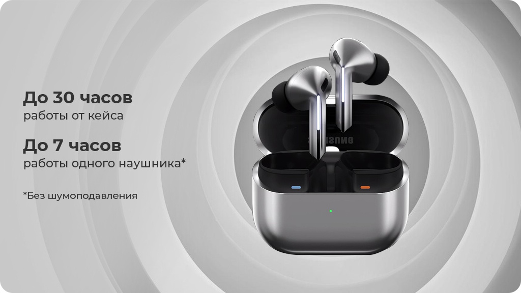 Беспроводные наушники Samsung Galaxy Buds 3 Pro, Silver (R630)